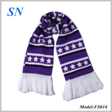 2014 Worldcup Striped Jacquard Knit Skinny Bar Schal (FS014)